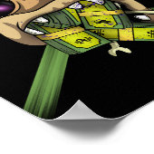 子猫キャッシュマネーキャットグラフィティ ポスター (角)