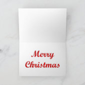 子猫クリスマスギフト箱 シーズンカード (内部)