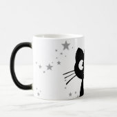 子猫クロホワイト モーフィングマグカップ (左)