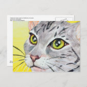 子猫クローズアップはがき ポストカード (正面/裏面)