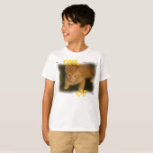 子猫クール「CAT」キッズベーシックTシャツ Tシャツ (正面フル)
