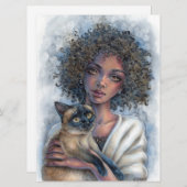 子猫ケドルズアートカード (正面/裏面)