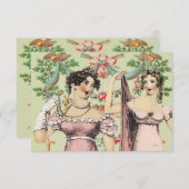 子猫ケリーJane Austen Thank Or Save the Date セーブザデート (正面/裏面)