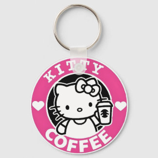 子猫コーヒーロゴ キーホルダー