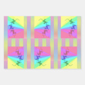 子猫コーブラッピング紙フラットシートセット3 ラッピングペーパーシート (正面)