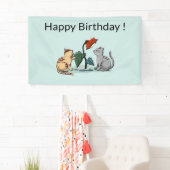 子猫サマーデライトフラワーゲーム 横断幕 (インサイチュ)