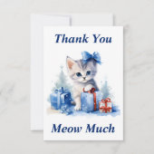 子猫サンキューカード サンキューカード (正面)