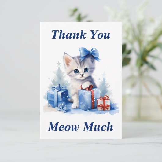 子猫サンキューカード サンキューカード (スタンド正面)