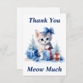 子猫サンキューカード サンキューカード (正面/裏面)