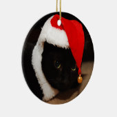 子猫サンタオーナメント セラミックオーナメント (右)