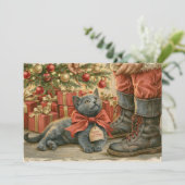 子猫サンタクロース クリスマス (スタンド正面)