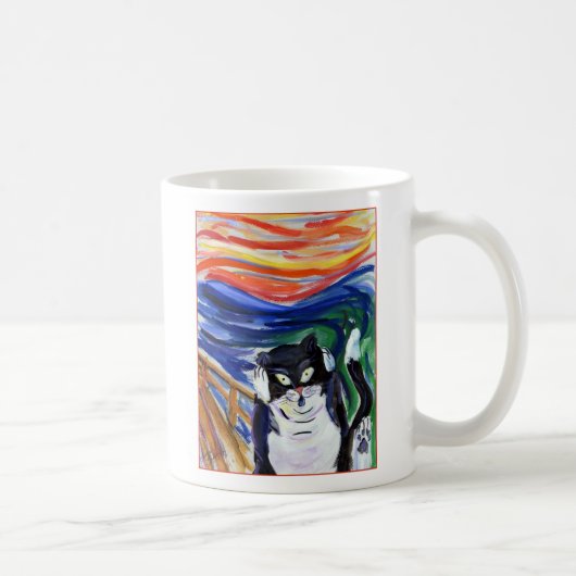 子猫スクリーカスタムム猫好きコーヒーマグ コーヒーマグカップ (右)