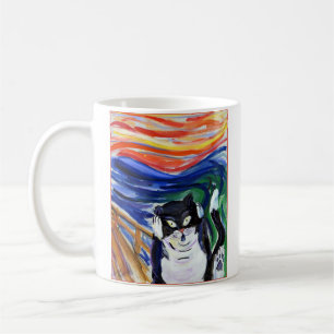 子猫スクリームマグ コーヒーマグカップ