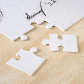 子猫スケッチパズル ジグソーパズル (側面)