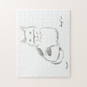 子猫スケッチパズル ジグソーパズル (縦)