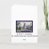 子猫ダックス ラブカード カード (裏面)