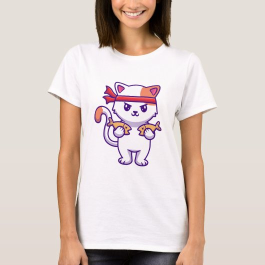 子猫トレーニング Tシャツ (正面)