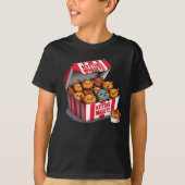 子猫ナゲスフードパン猫好きギフト Tシャツ (正面)