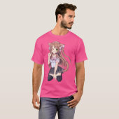 子猫ニャンピンナップ Tシャツ (正面フル)