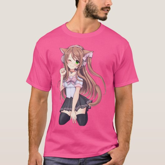 子猫ニャンピンナップ Tシャツ (正面)