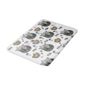 子猫ニャーバスルーム風呂敷 バスマット (アングル)