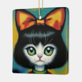 子猫ニューボウ セラミックオーナメント (左)