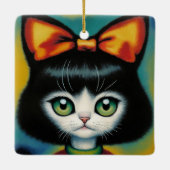 子猫ニューボウ セラミックオーナメント (裏面)