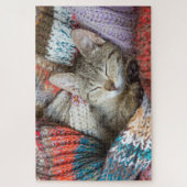 子猫ネコかわいいおもしろい動物ジグソーパズル ジグソーパズル (縦)