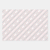 子猫ハートストライプと ラッピングペーパーシート (正面3)