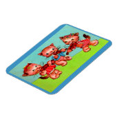 子猫バイオリニントリオ マグネット (左側)