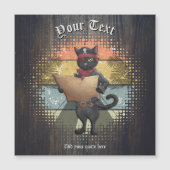 子猫バッカニアサンセットクエストマグネティックカード (正面)