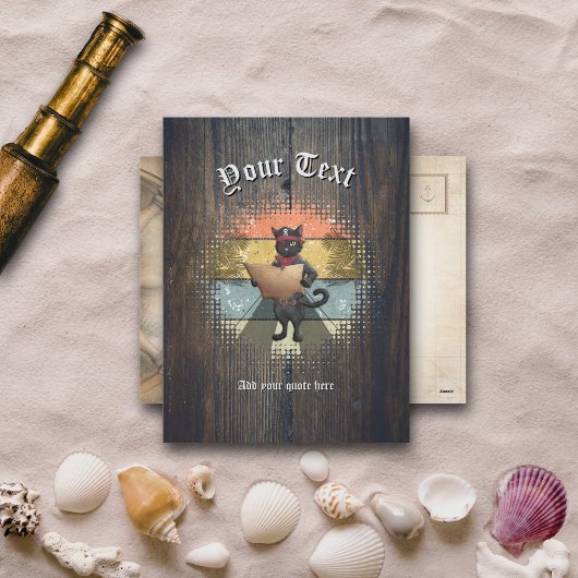 子猫バッカニアズサンセットクエスト シーズンポストカード