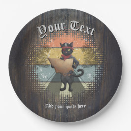 子猫バッカニアズサンセットクエスト ペーパープレート