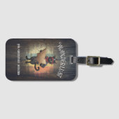 子猫バッカニアズサンセットクエスト ラゲッジタグ (正面横)