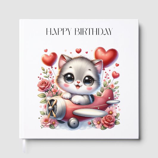 子猫パイロットの誕生日 ゲストブック (正面)