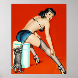 子猫パルプピンアップ ポスター