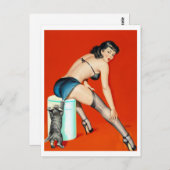 子猫パルプピンアップ ポストカード (正面/裏面)