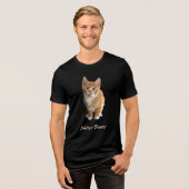 子猫パワーのTシャツ トライブレンドTシャツ (正面全面)