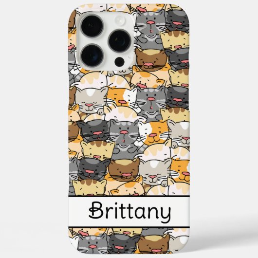 子猫パーソナライズされた Case-Mate iPhoneケース (裏面)