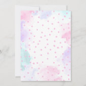 子猫パーティー みんなでパーティー 動物の誕生日 招待状 (裏面)