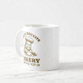 子猫ビスケットベーカリー我々はEmを膝で必要Em コーヒーマグカップ (正面左)