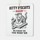 子猫ビスケットベーカリー セラミックオーナメント (左)