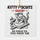 子猫ビスケットベーカリー セラミックオーナメント (裏面)
