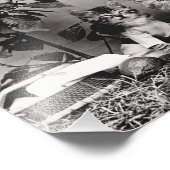 子猫ピクニック フォトプリント            (角)