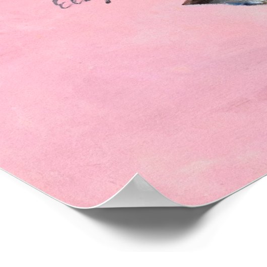 子猫ピン留め ポスター (角)