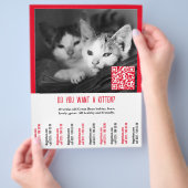 子猫フライヤー チラシ (手)