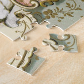 子猫フレンドのライフヴィンテージ再生 ジグソーパズル (側面)