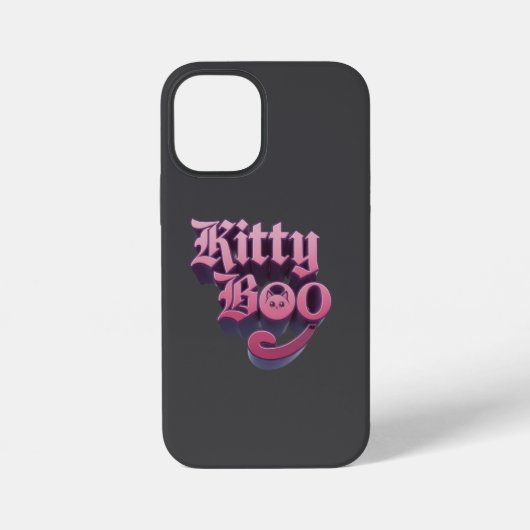 子猫ブー iPhoneケース (裏面)