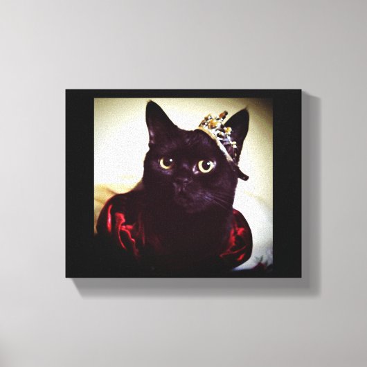 子猫プリンセス キャンバスプリント (正面)