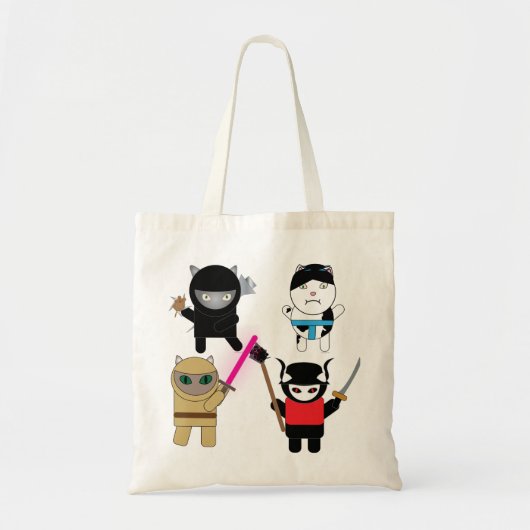 子猫プロテクターバッグ トートバッグ (正面)